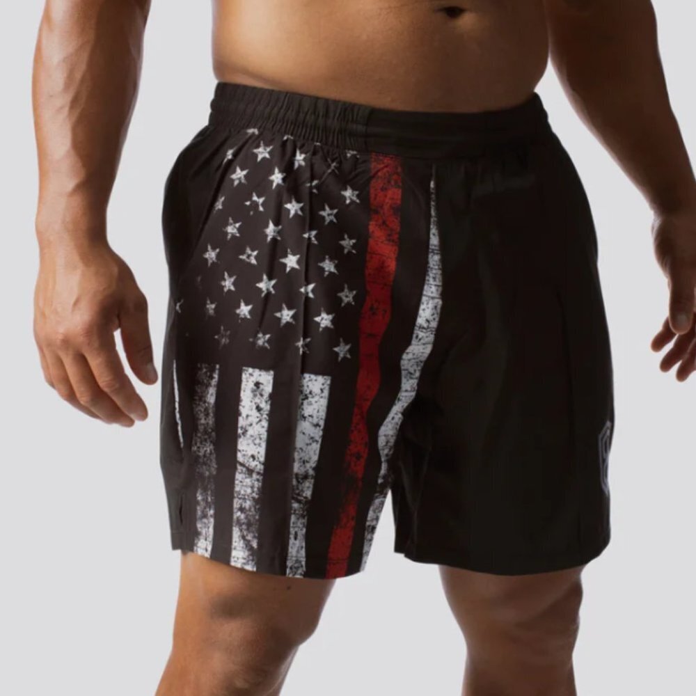 NWT Born Primitive Men's Thin Red Line Training Short Size Small